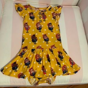 Posh Peanut Rosie the Riveter Twirl Bodysuit